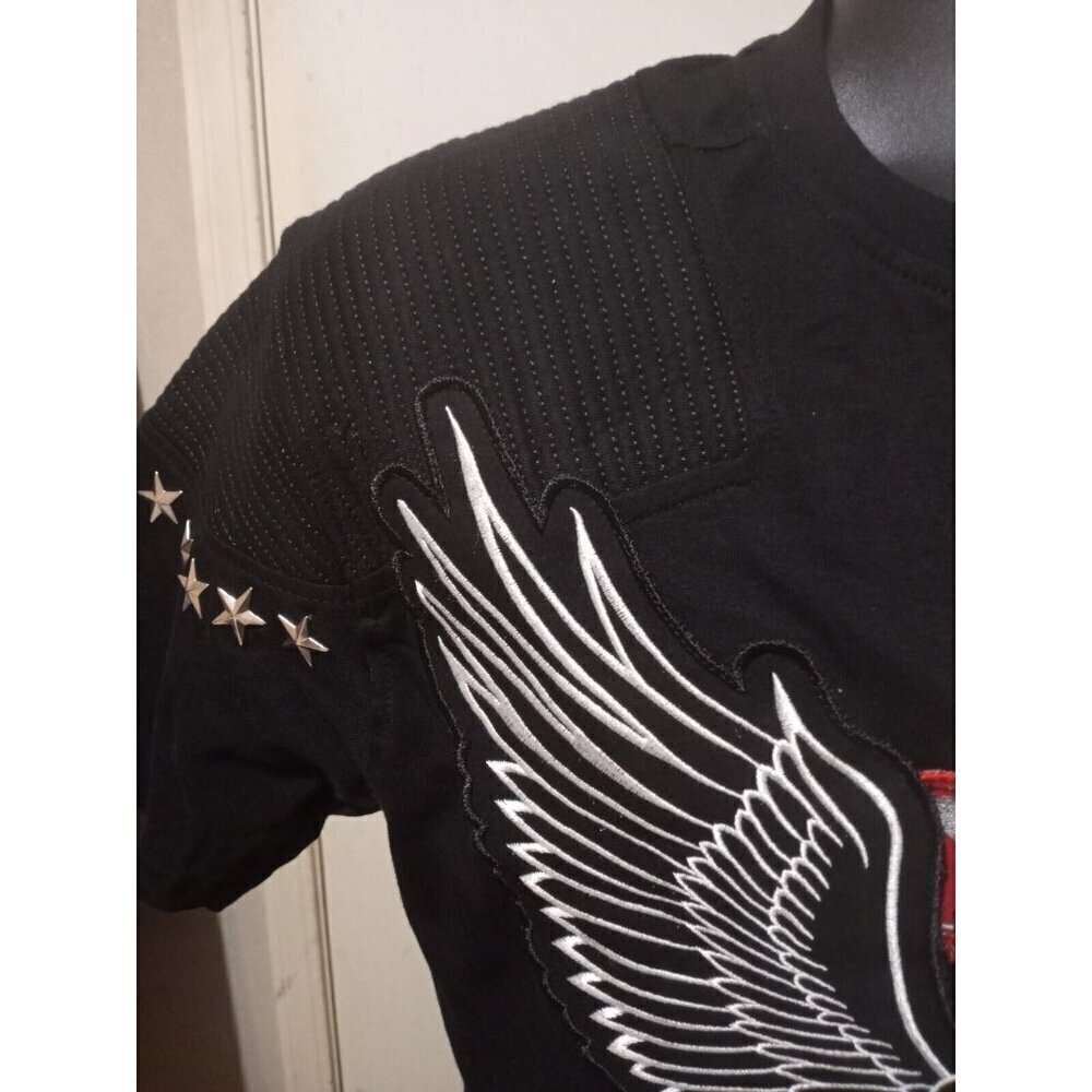 New Heritage America NWT True Heritage Graphic T-Shirt Men Medium M Eagle - Picture 5 of 11